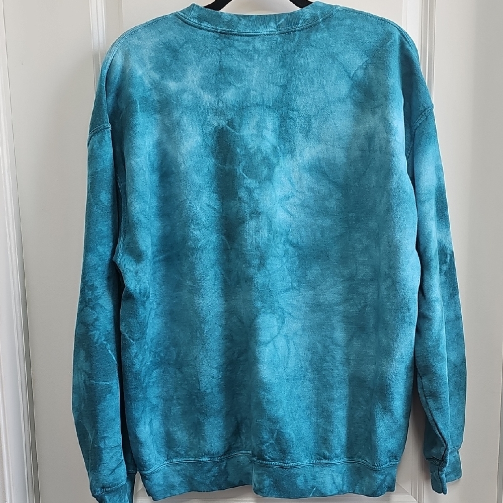 PacSun Blue Tie-Dye Sweatshirt - Picture 2 of 3